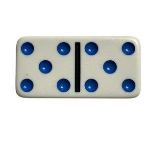 Double Nine Dominoes Replacement Tile 10 10 Color Dot Vintage 1998 mq